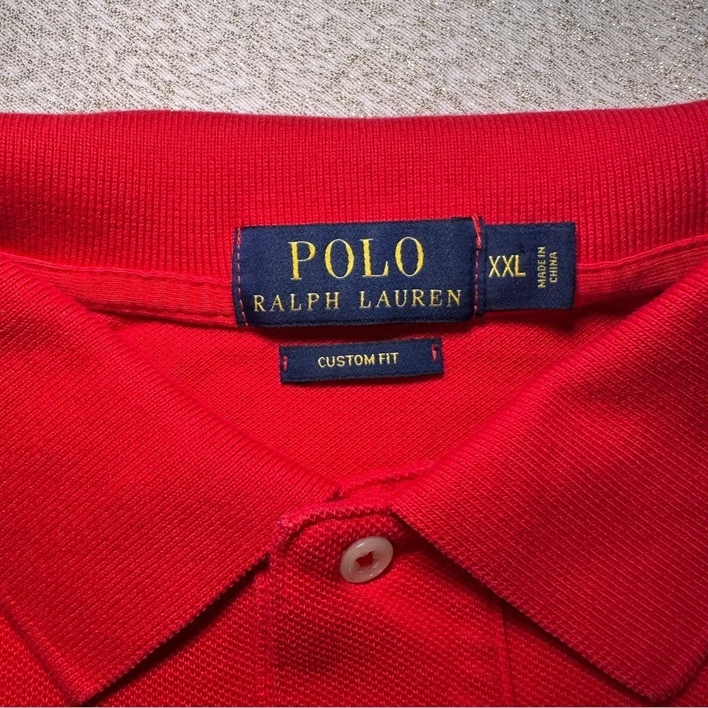 Ralph Lauren Men's Classic Red Polo Shirt
